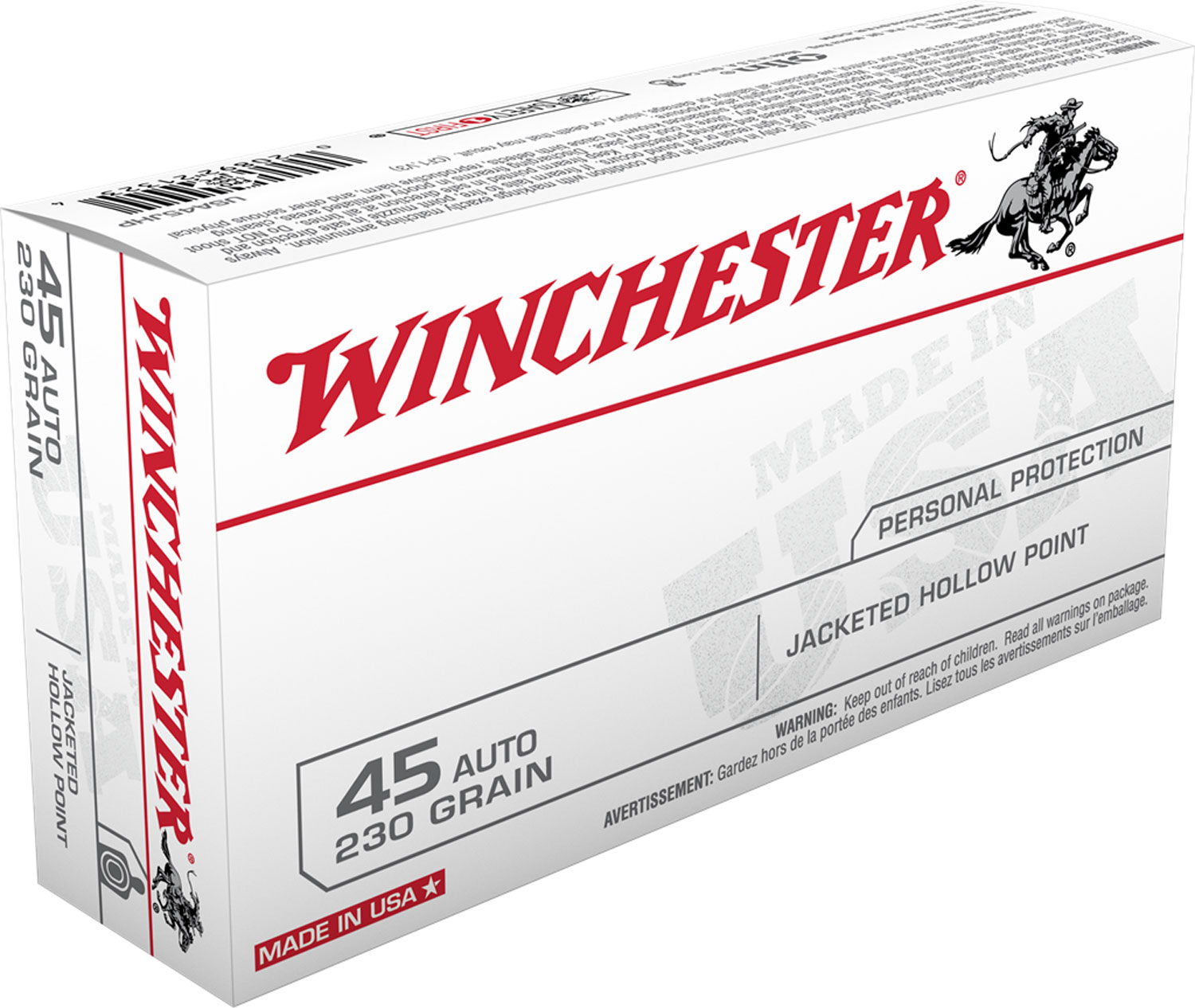 Winchester USA JHP Ammo