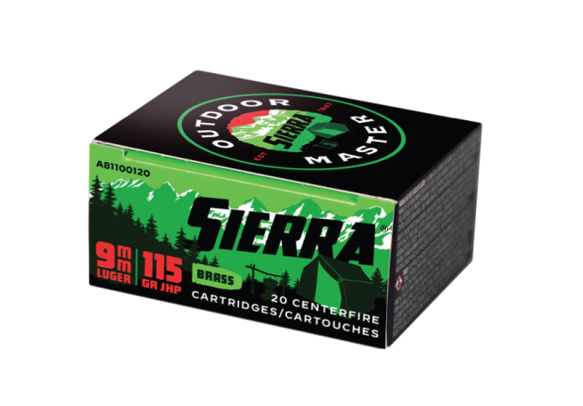 Sierra Outdoor Master JHP Ammo