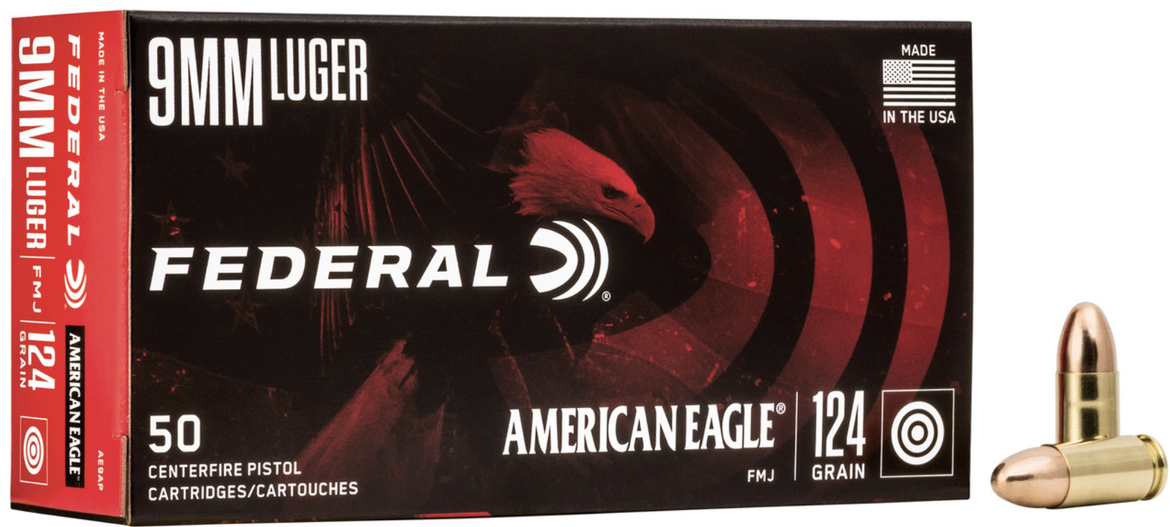 Federal American Eagle FMJ Ammo