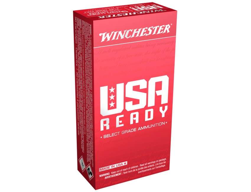 Bulk Winchester USA Ready Luger Flat Nose FMJ Ammo