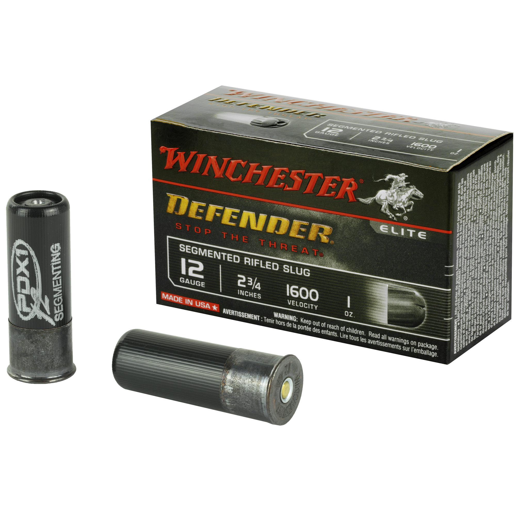 Winchester Defender Supreme Elite Segmenting Slug 1oz Ammo