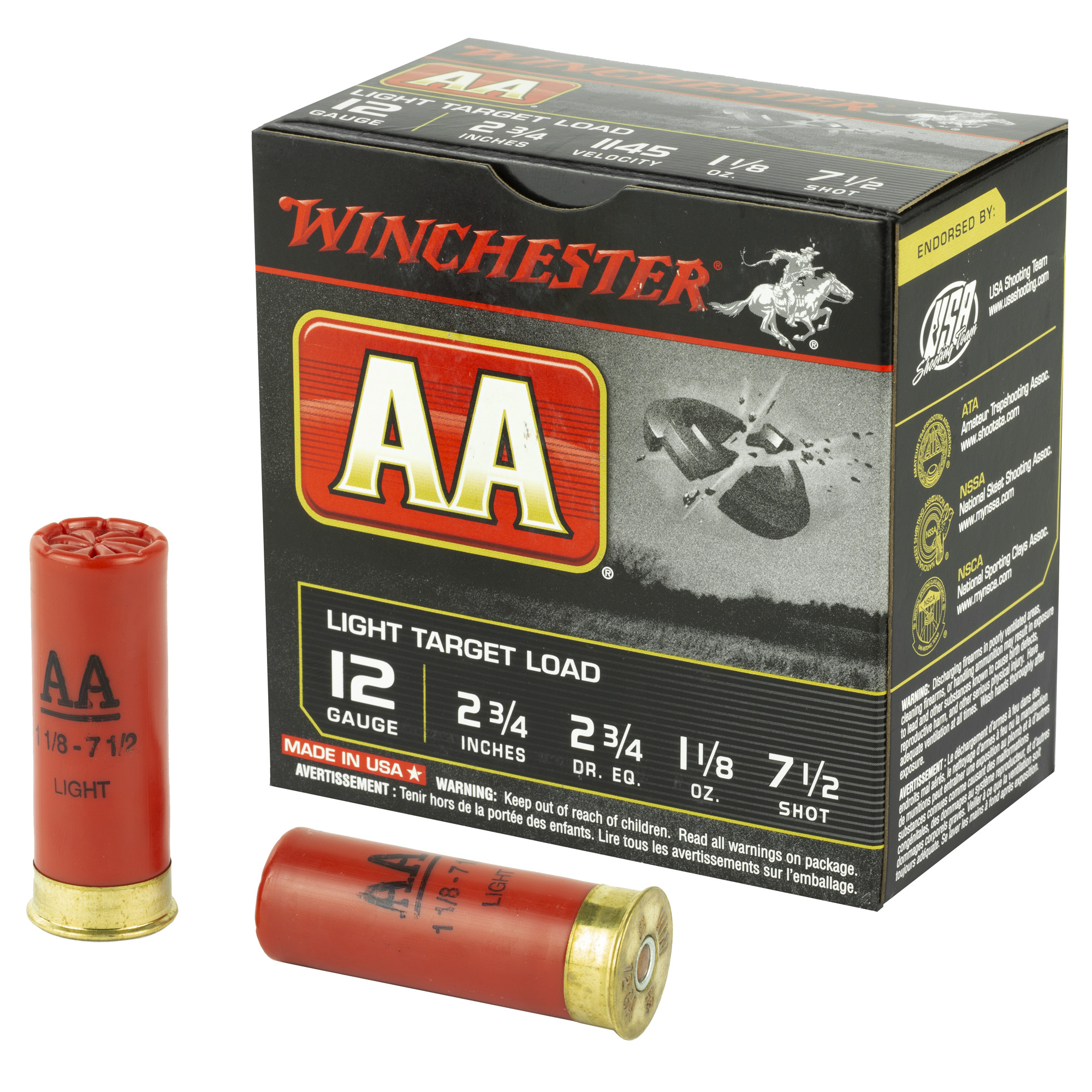 Winchester AA Light Target Load 1-1/8oz Ammo