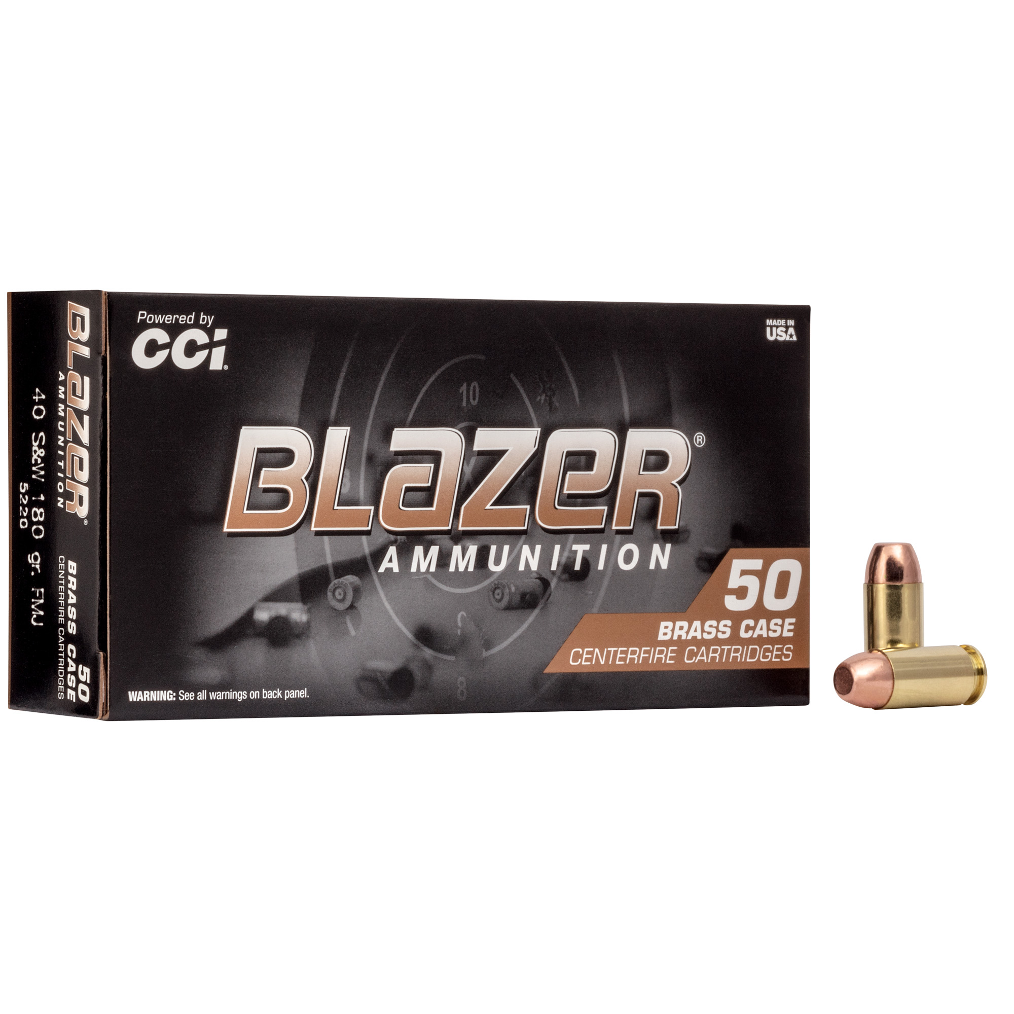 Bulk Blazer Brass FMJ Ammo