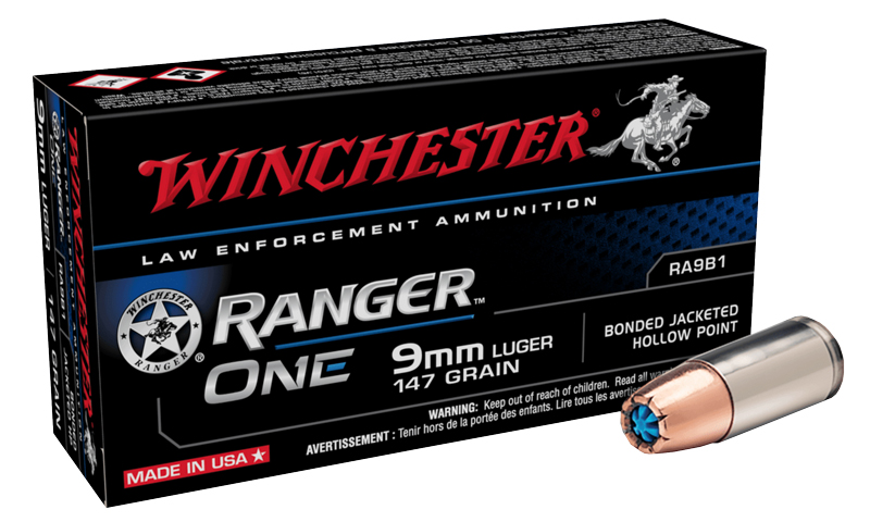 Bulk Winchester Ranger Luger Blue Tip Bonded JHP Ammo