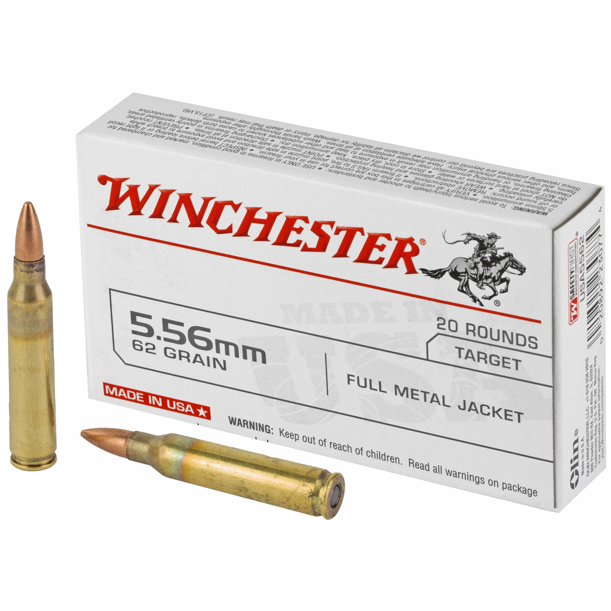 Bulk Winchester USA FMJ Ammo