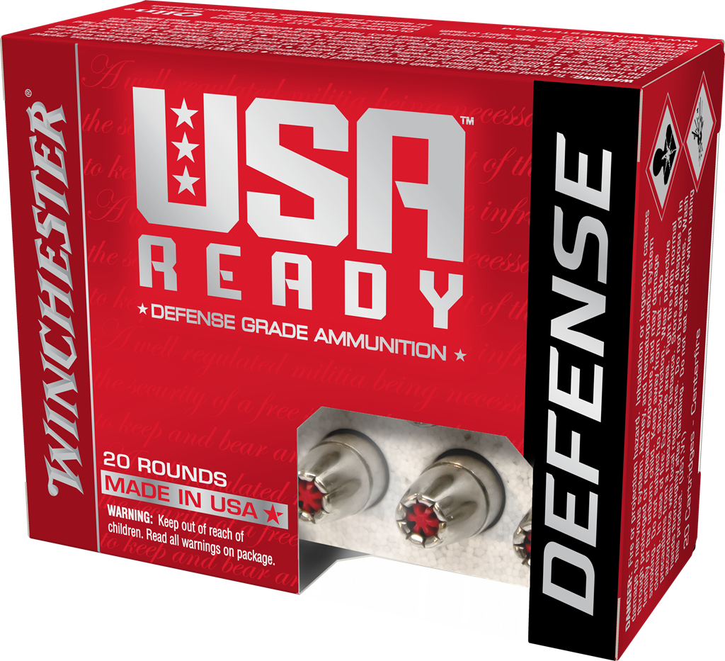 Winchester USA Ready Hex-Vent HP +P Ammo