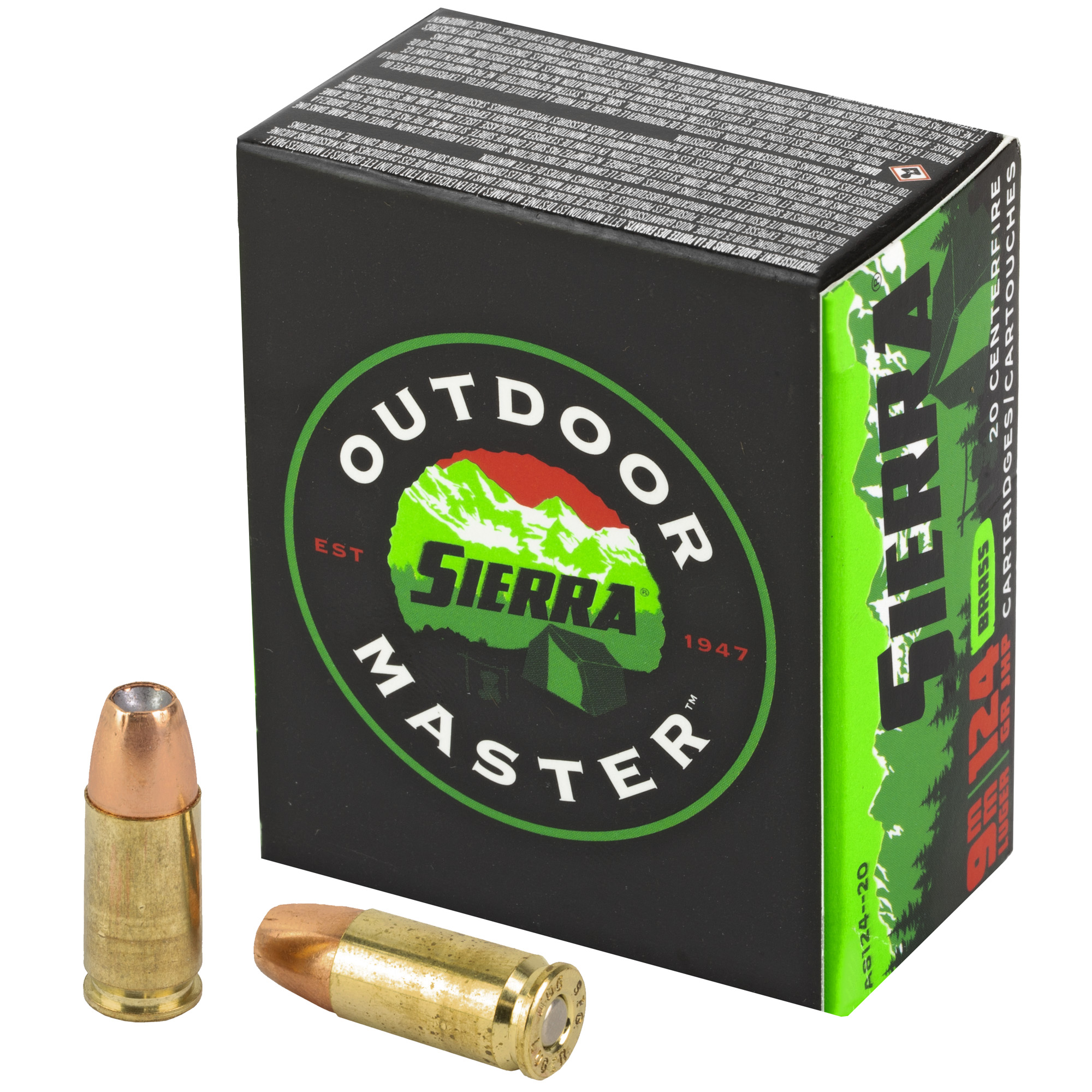 Sierra Outdoor Master JHP Ammo