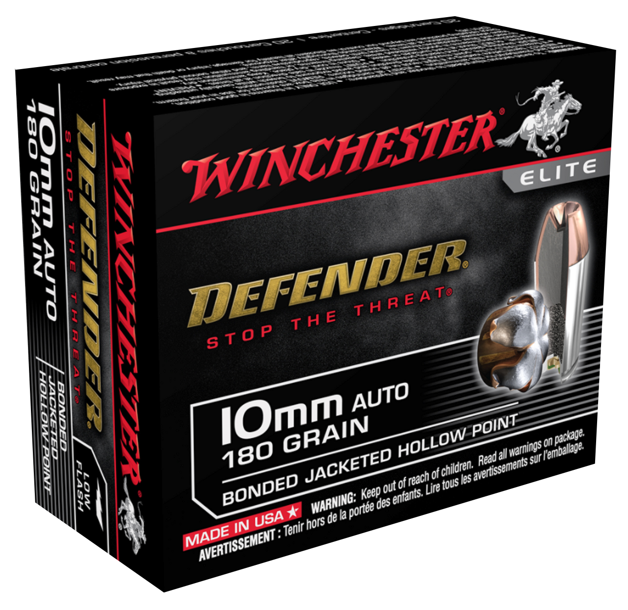 Winchester DEFENDER BONDED JHP Ammo