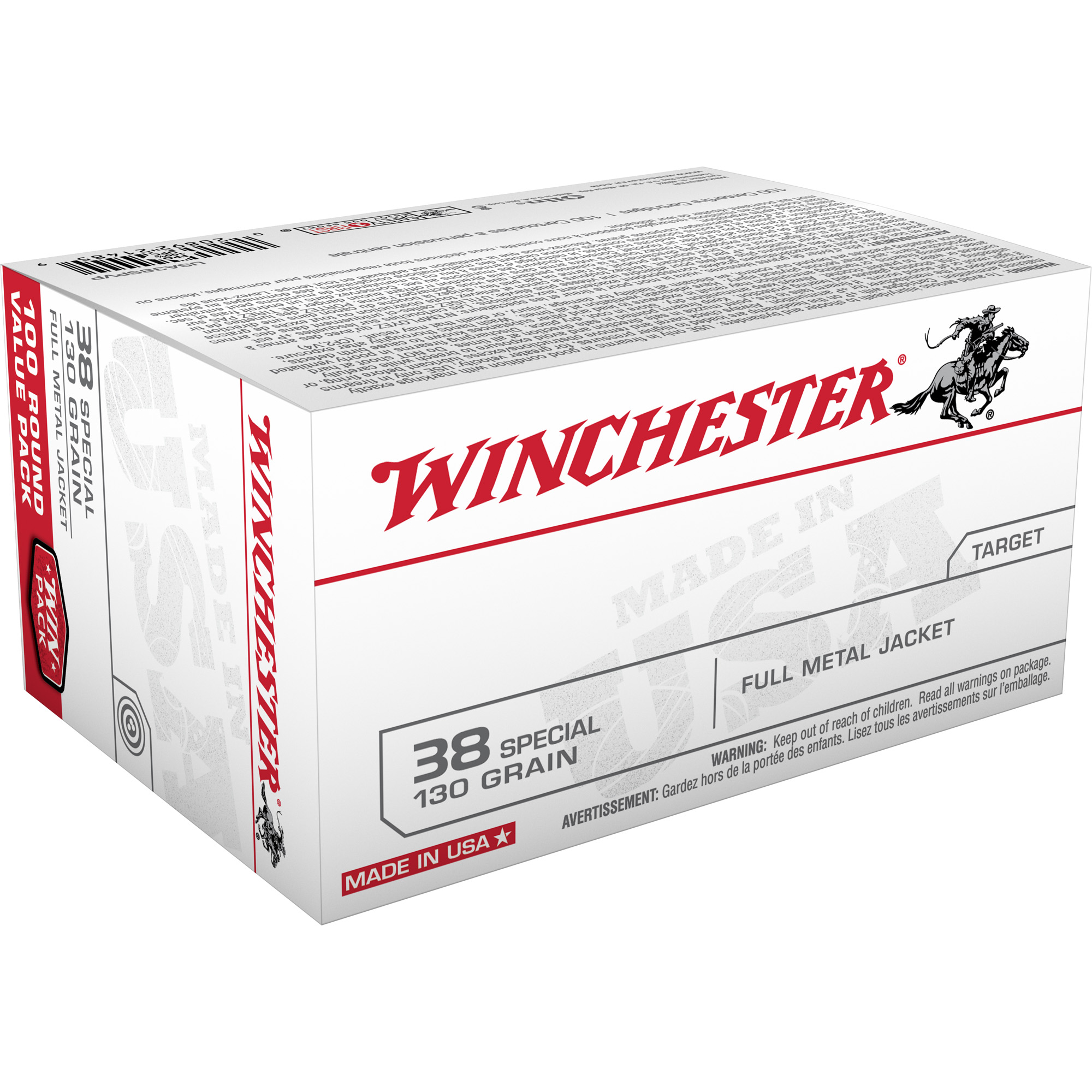 Bulk Winchester USA FMJ Ammo