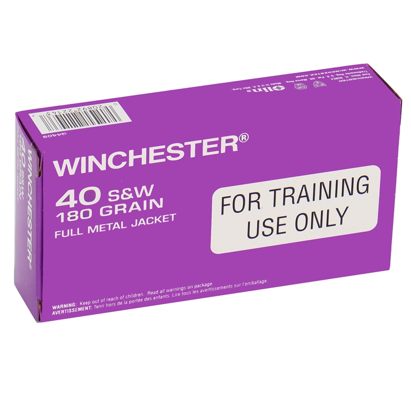 Winchester DHS Purple Tinted FMJ Ammo