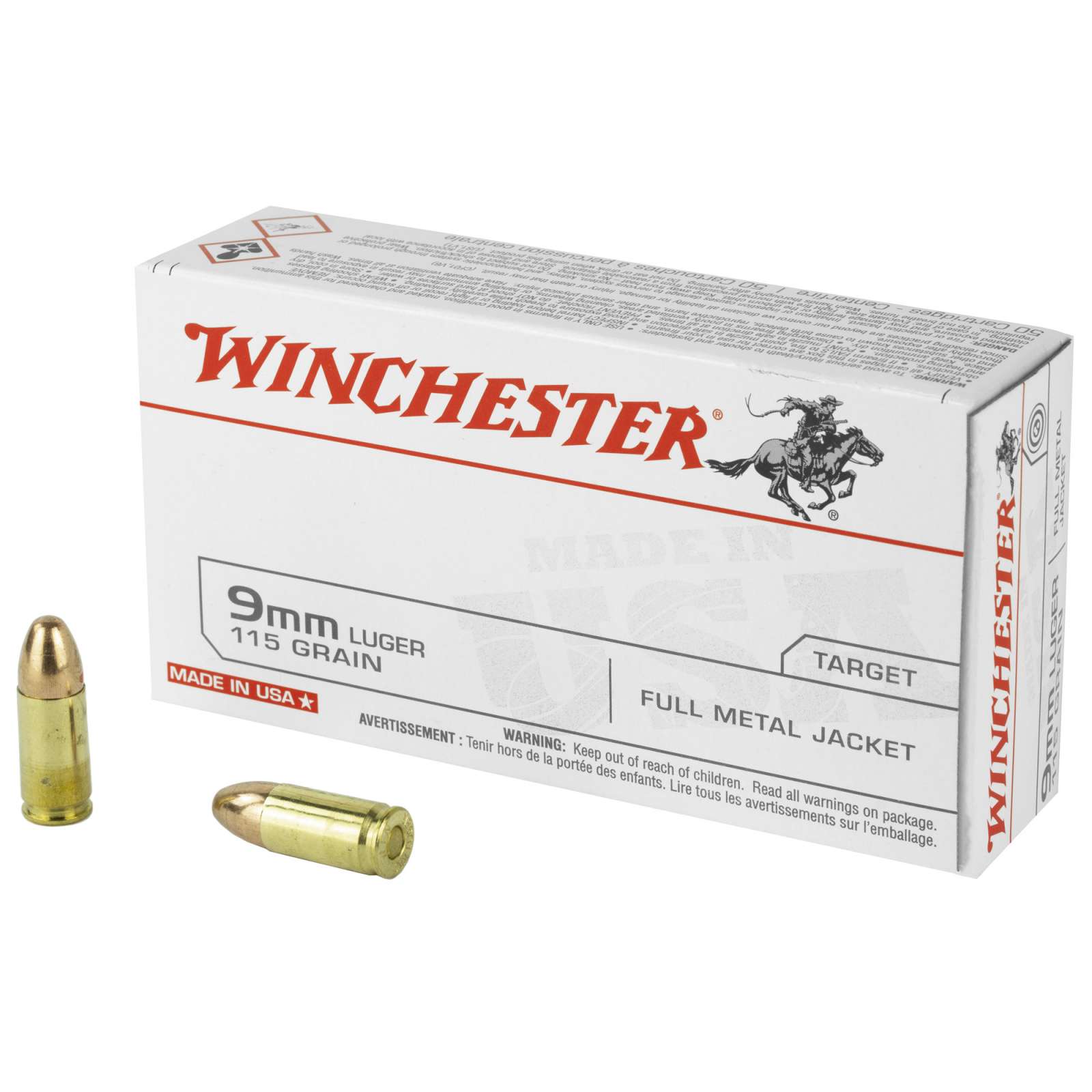 Winchester White FMJ Ammo