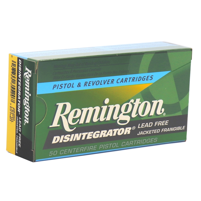 Remington Disintegrator Lead-Free Luger Jacketed Frangible Ammo