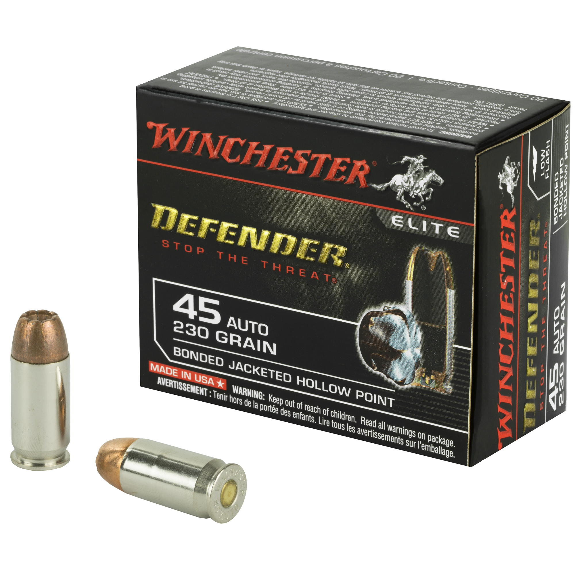 Bulk Winchester Defender Supreme Elite Bonded JHP Ammo