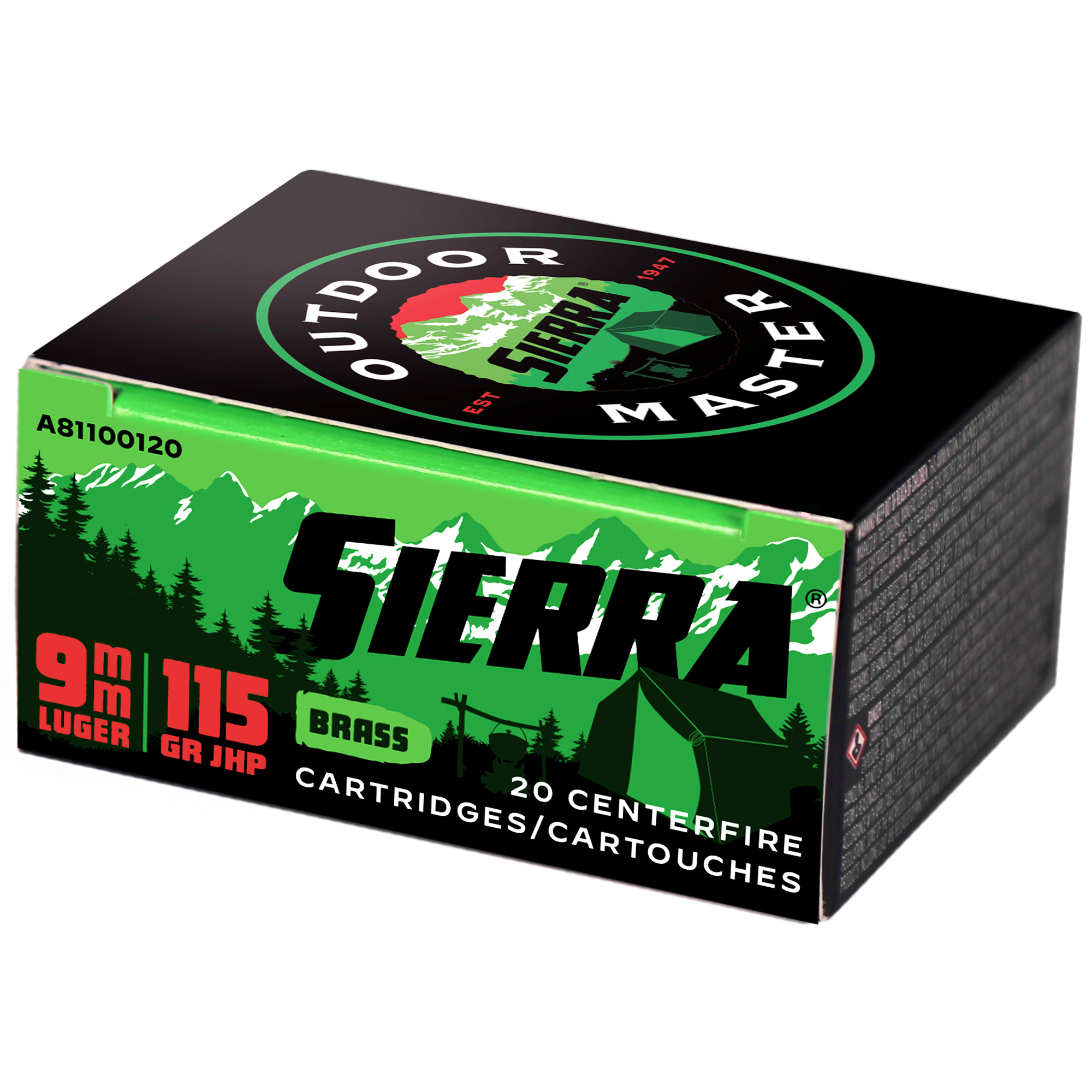 Sierra Outdoor Master JHP Ammo