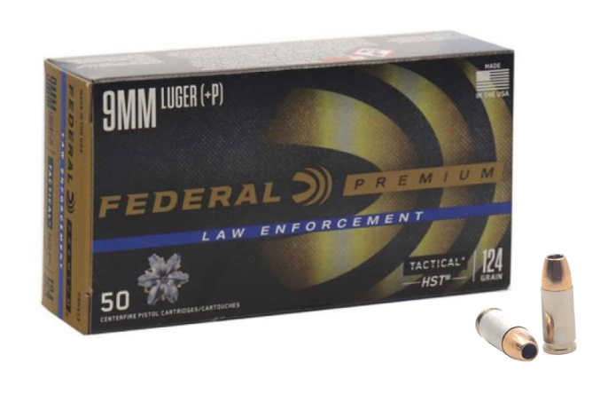 Bulk Federal Premium Luger HST JHP +P Ammo