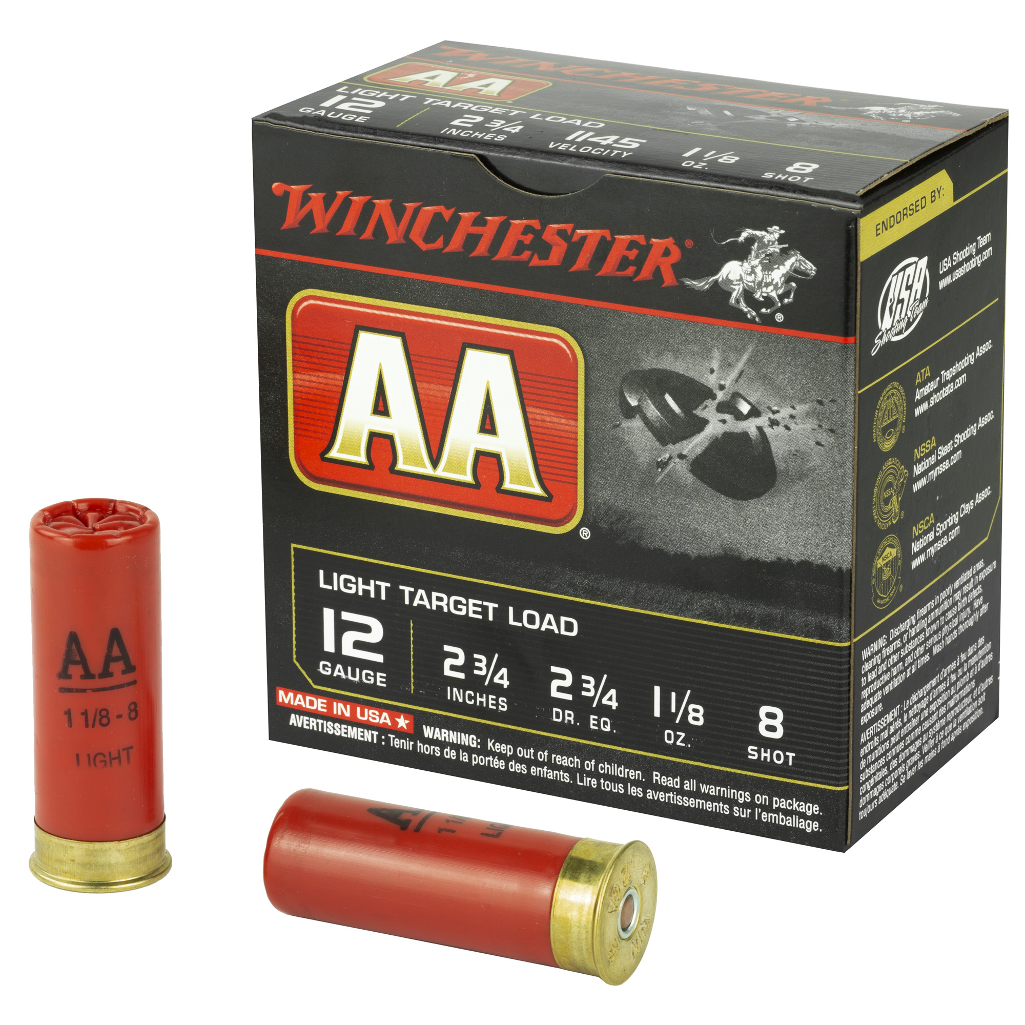 Winchester AA Light Target Load Ammo