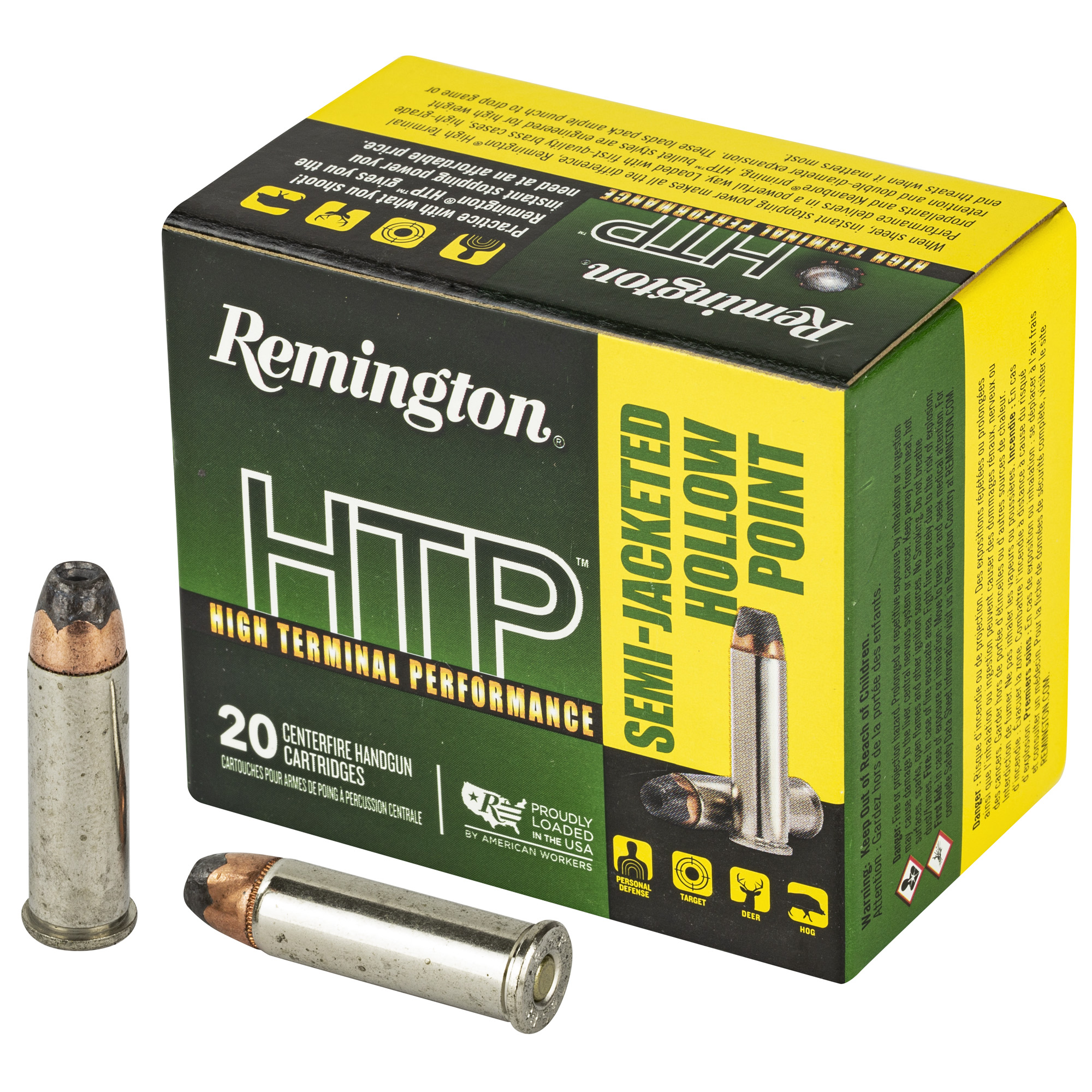 Remington High Terminal Performance Semi JHP Ammo