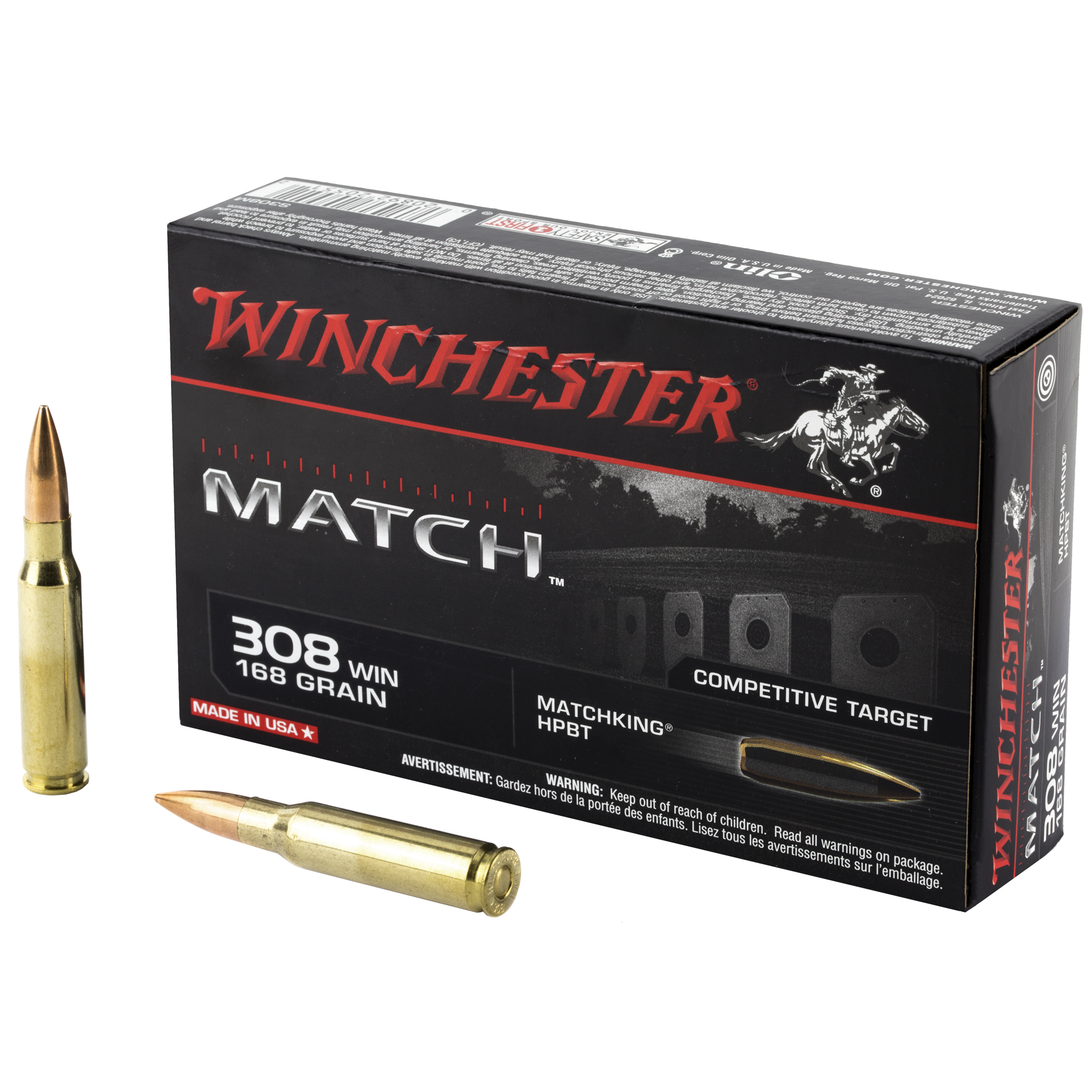 Supreme Match Winchester MatchKing Boat Tail HP Ammo