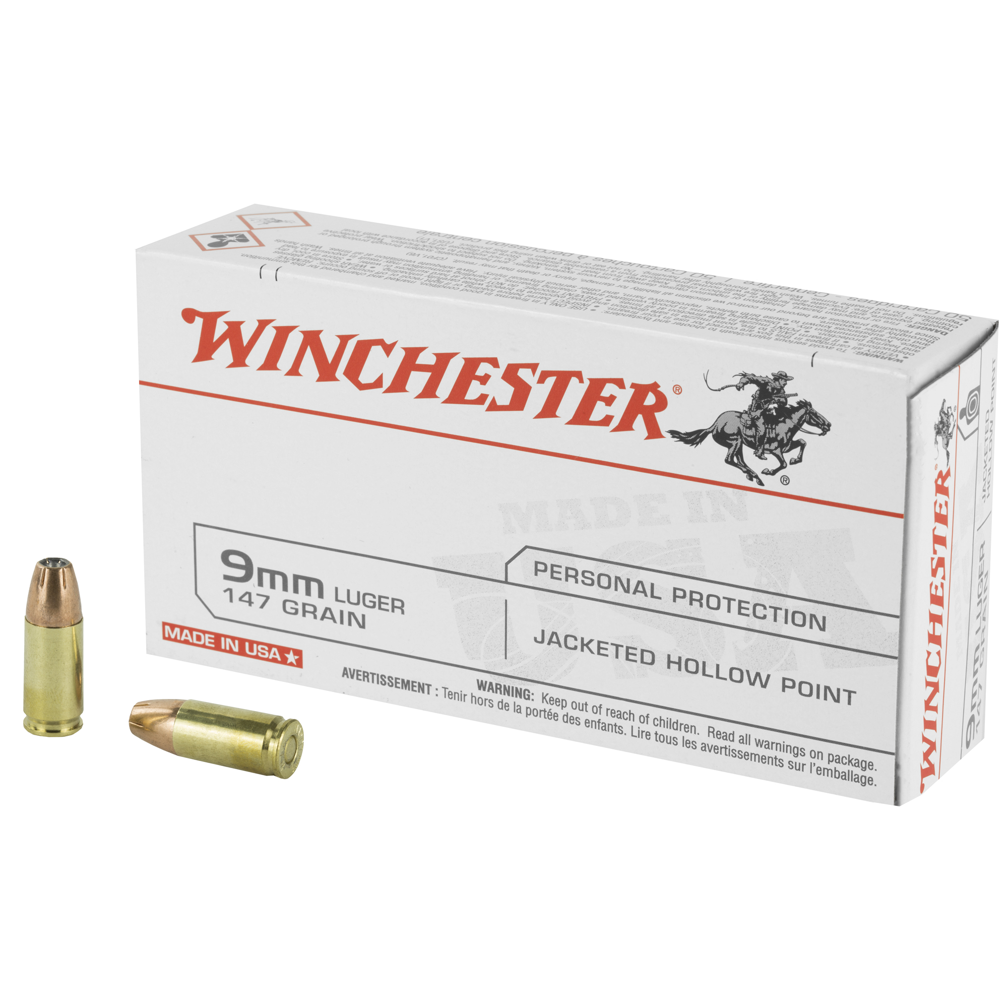 Winchester USA JHP Ammo