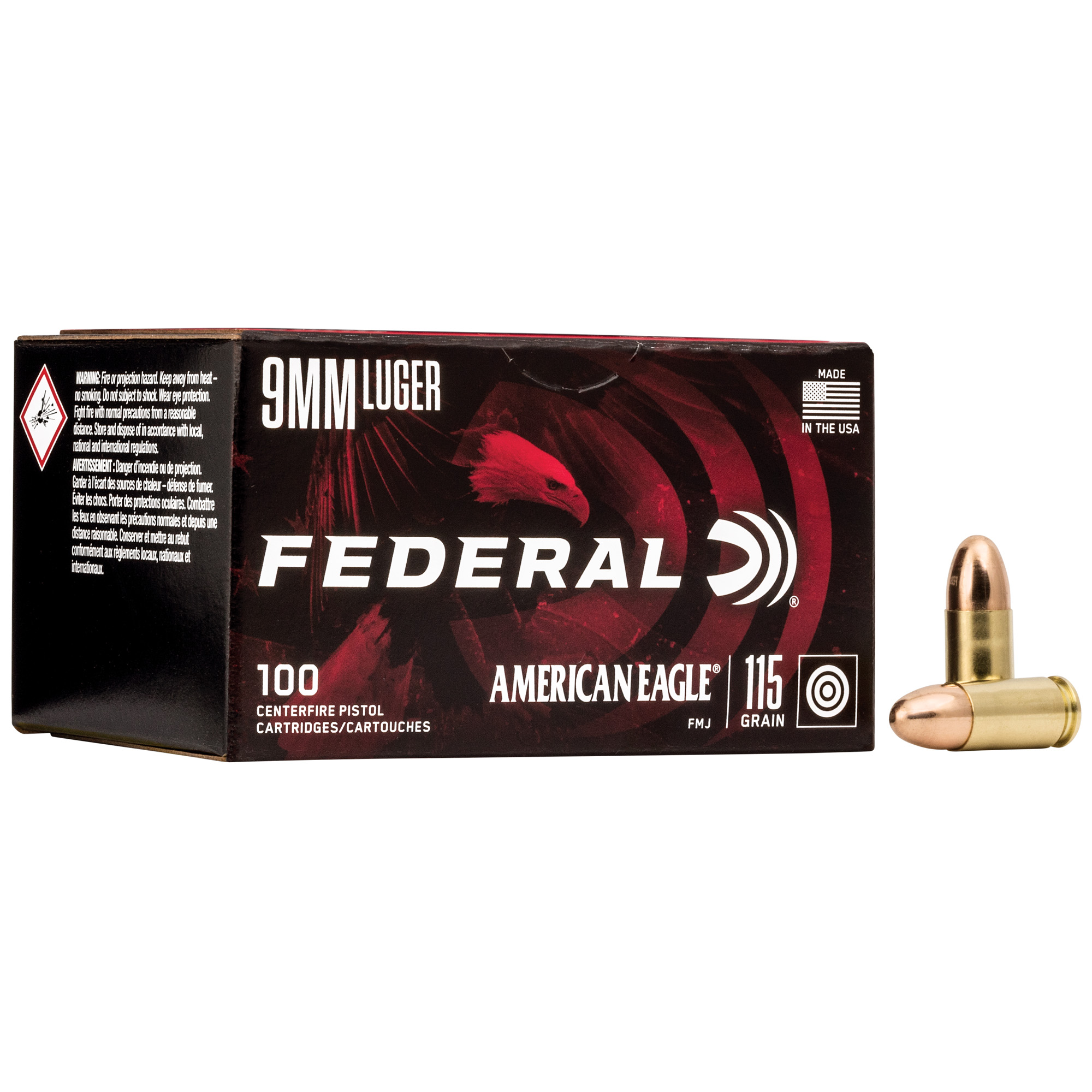 Federal American Eagle FMJ Ammo