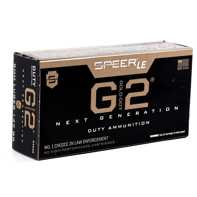 Bulk Speer Gold Dot G2 Luger JHP Ammo