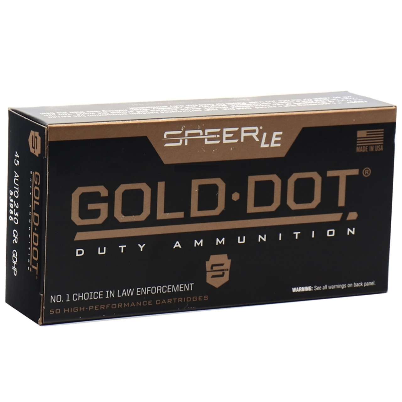 Speer Gold JHP Ammo