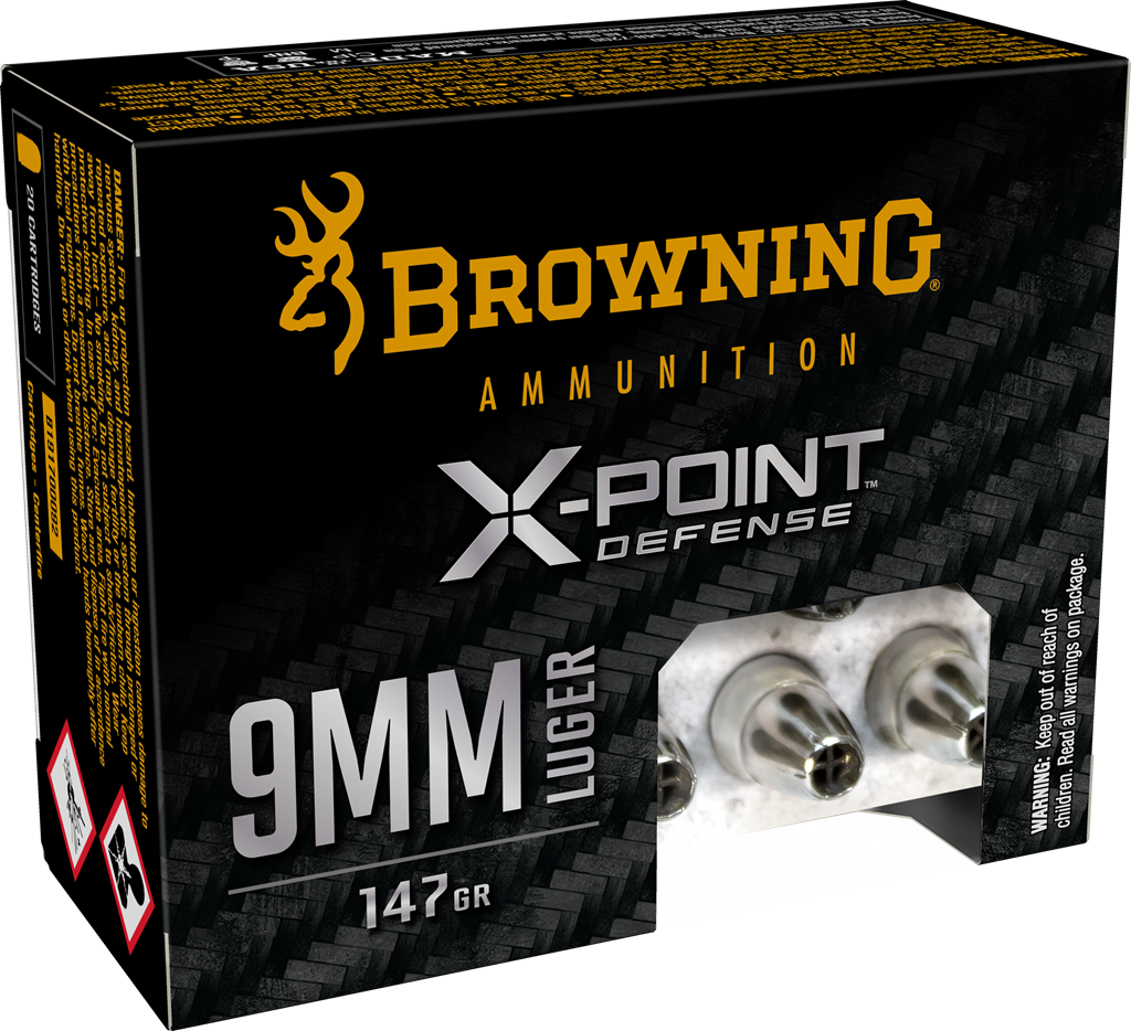 Browning X-Point Defense Luger HP Ammo